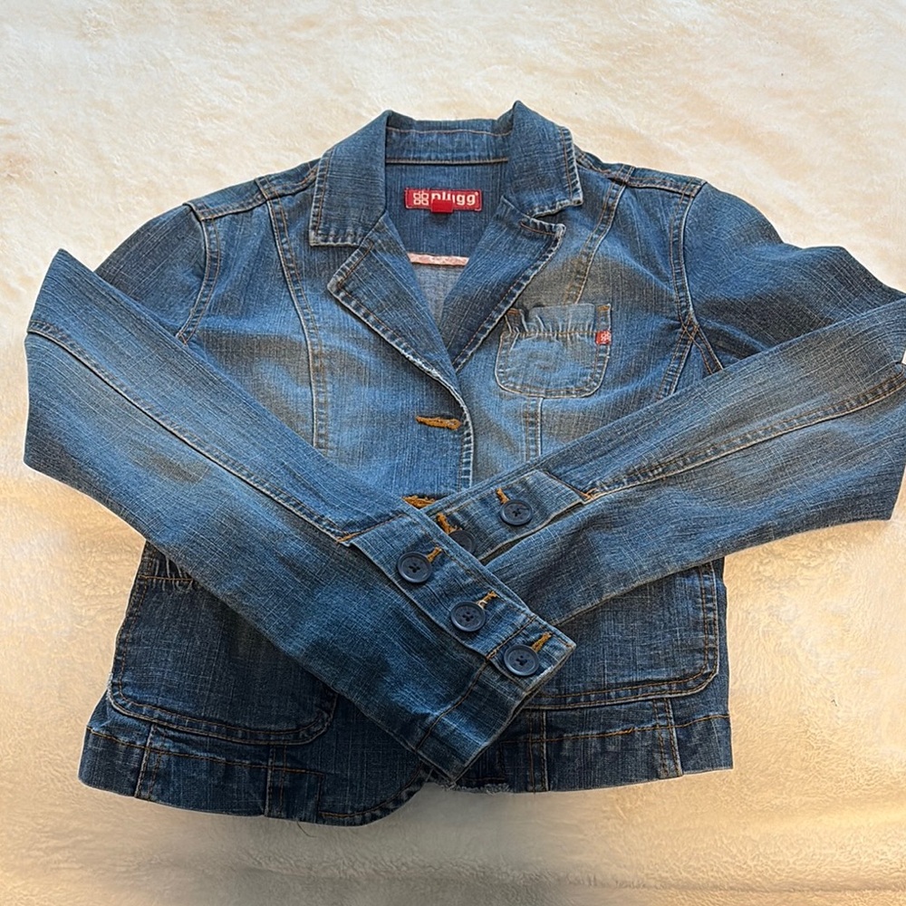 Plugg Blue Jean Jacket Classic Denim Style